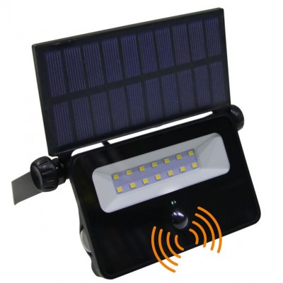 Solar Προβολέας LED 8W 900lm IP44 με Φωτοκύτταρο και Ανιχνευτή Κίνησης 5-0811